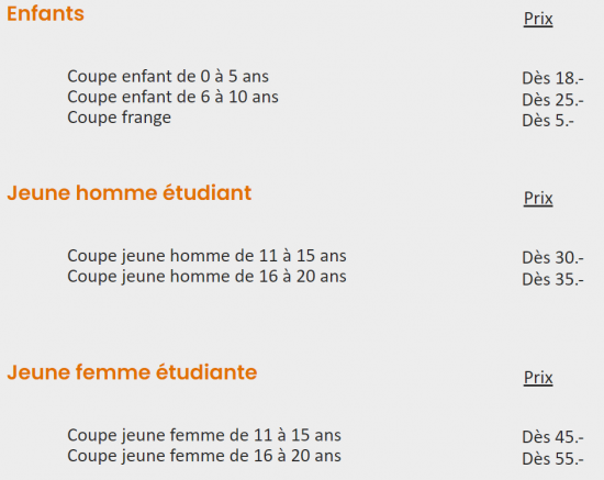 prix jeunes